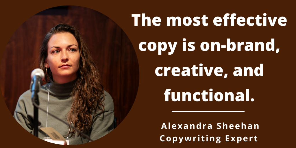 Learn the importance of ad copy in e-commerce with Alexandra Sheehan